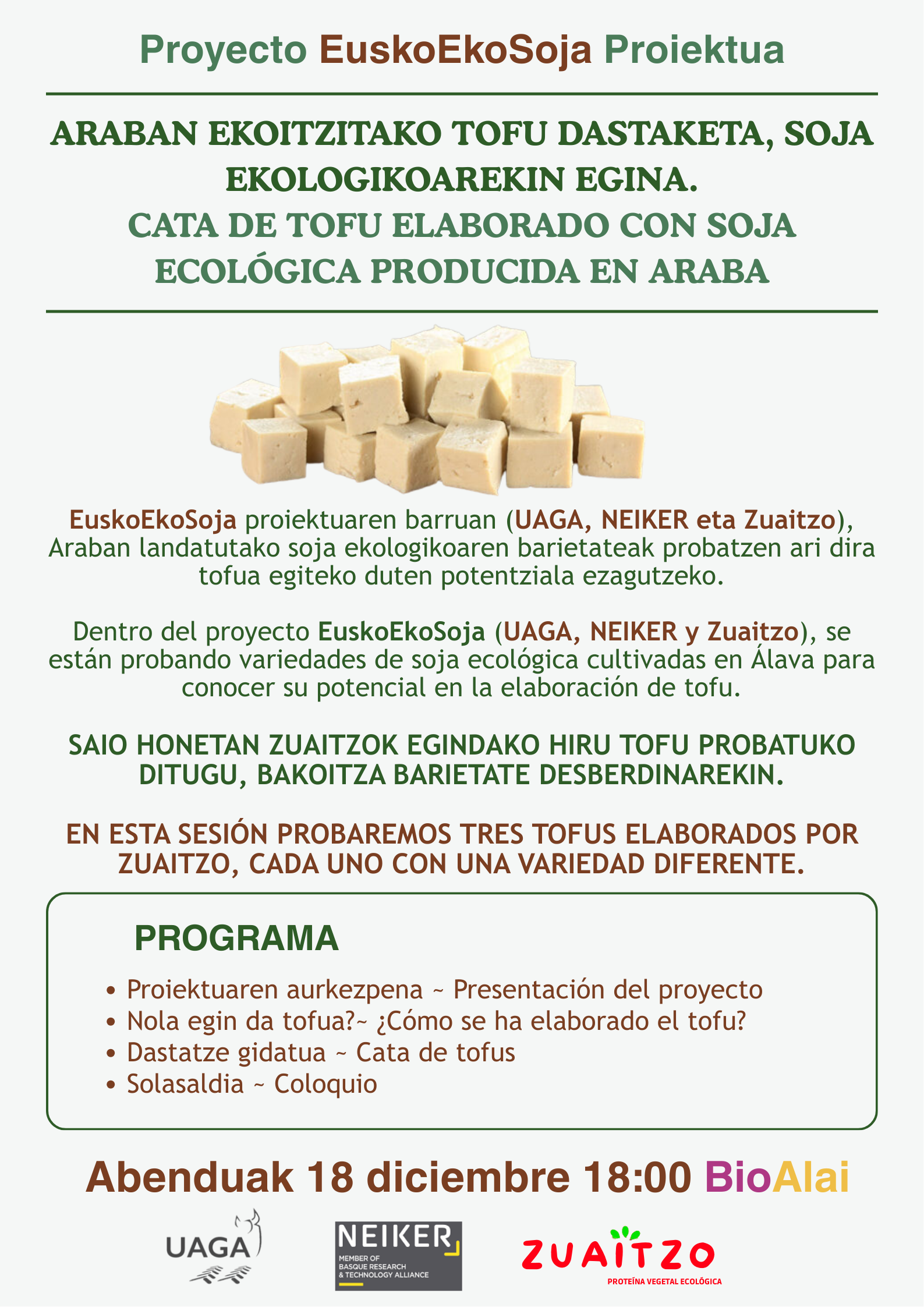 Cartel - Cata de Tofu