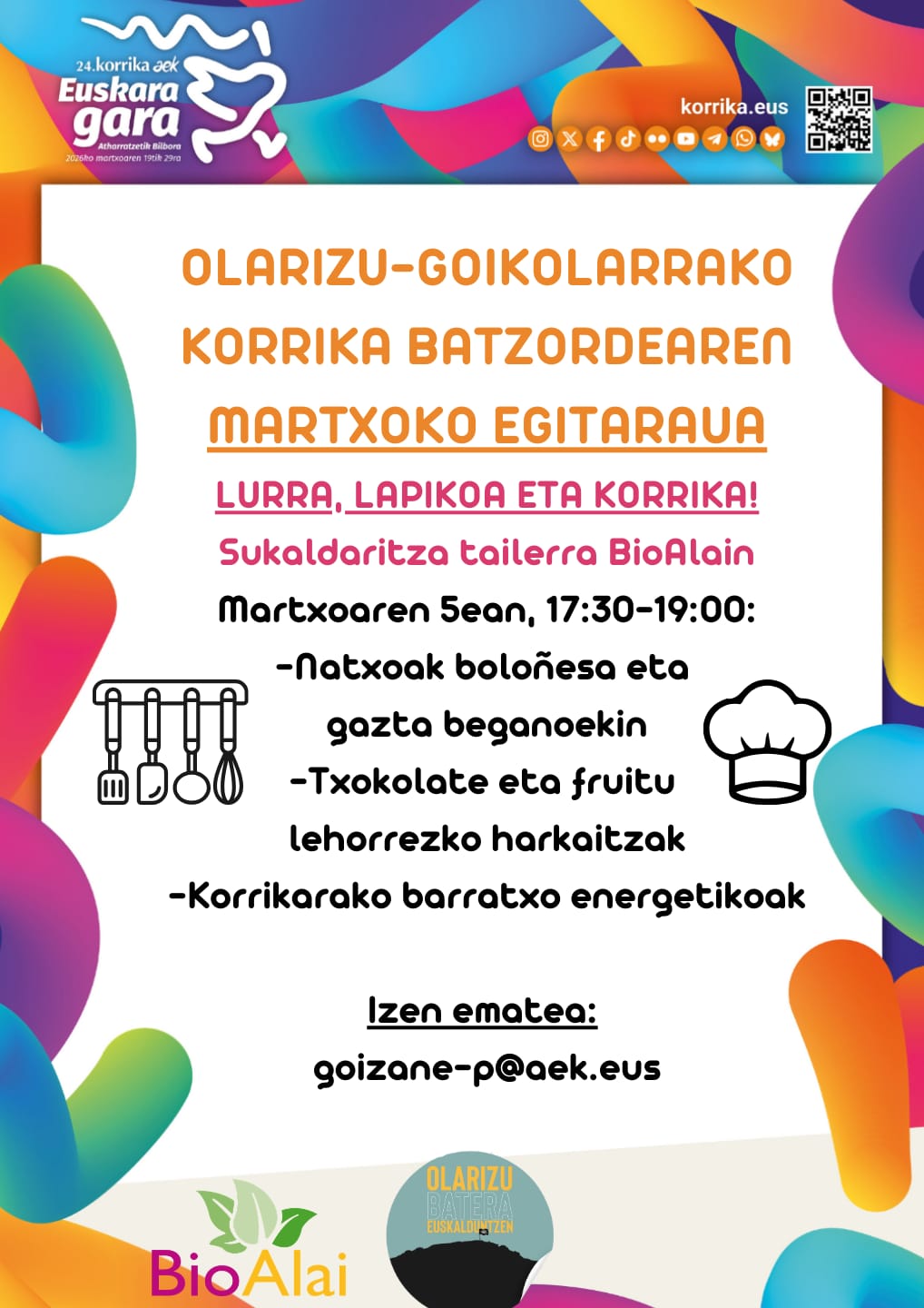 cartel taller cocina_korrika 2026